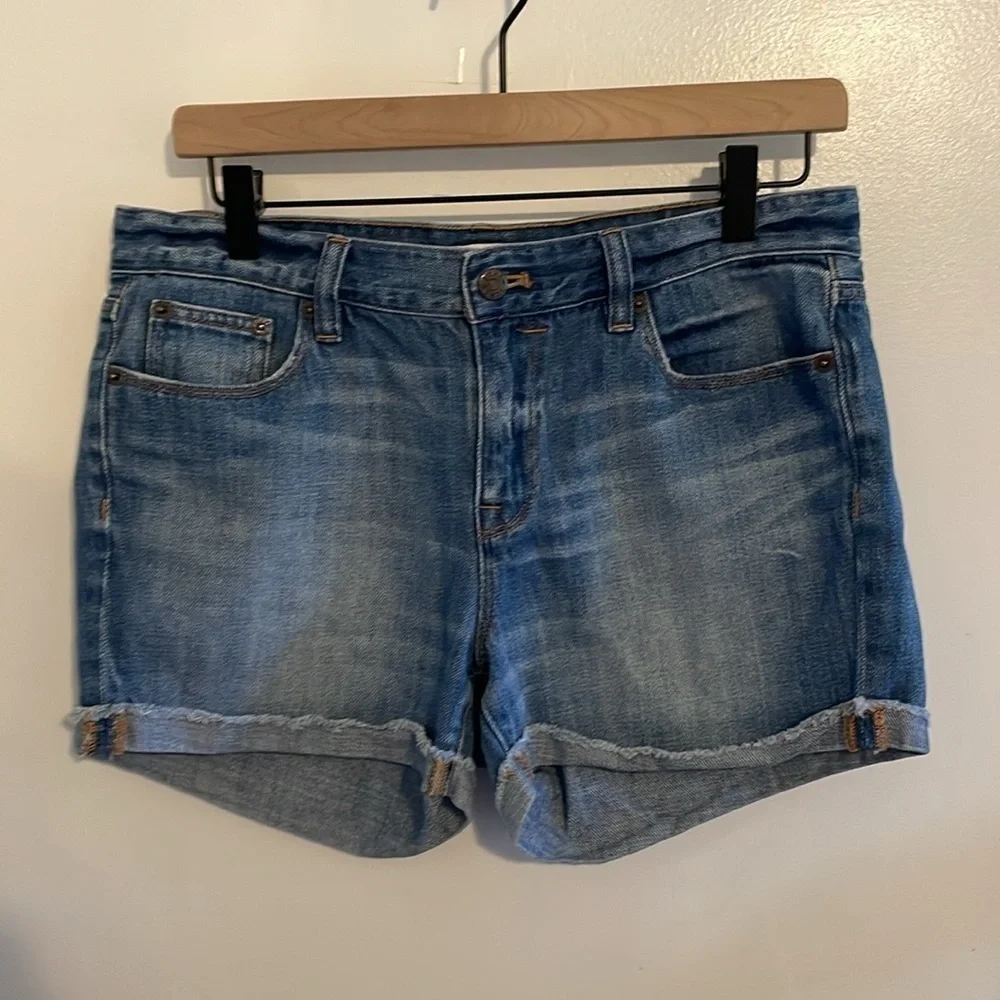 J. Crew Cuffed Denim Shorts 27